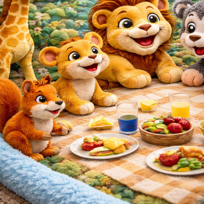 3D Blanket - Little Friends 🦁