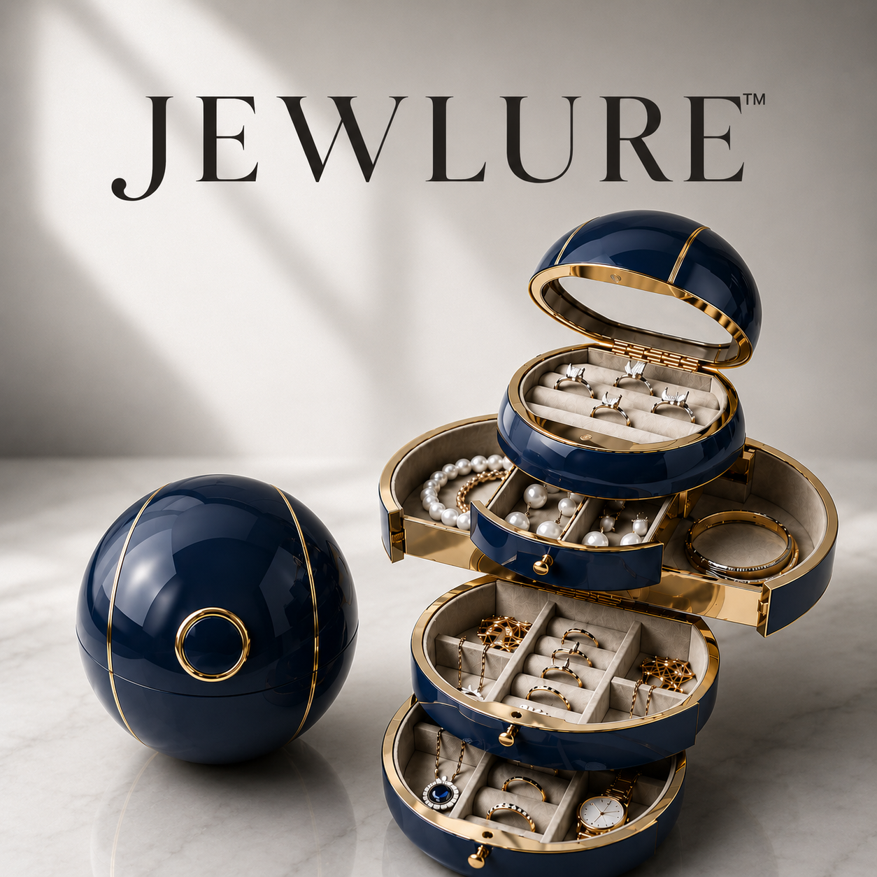 Jewlure™ Esfera mágica organizador de joyas