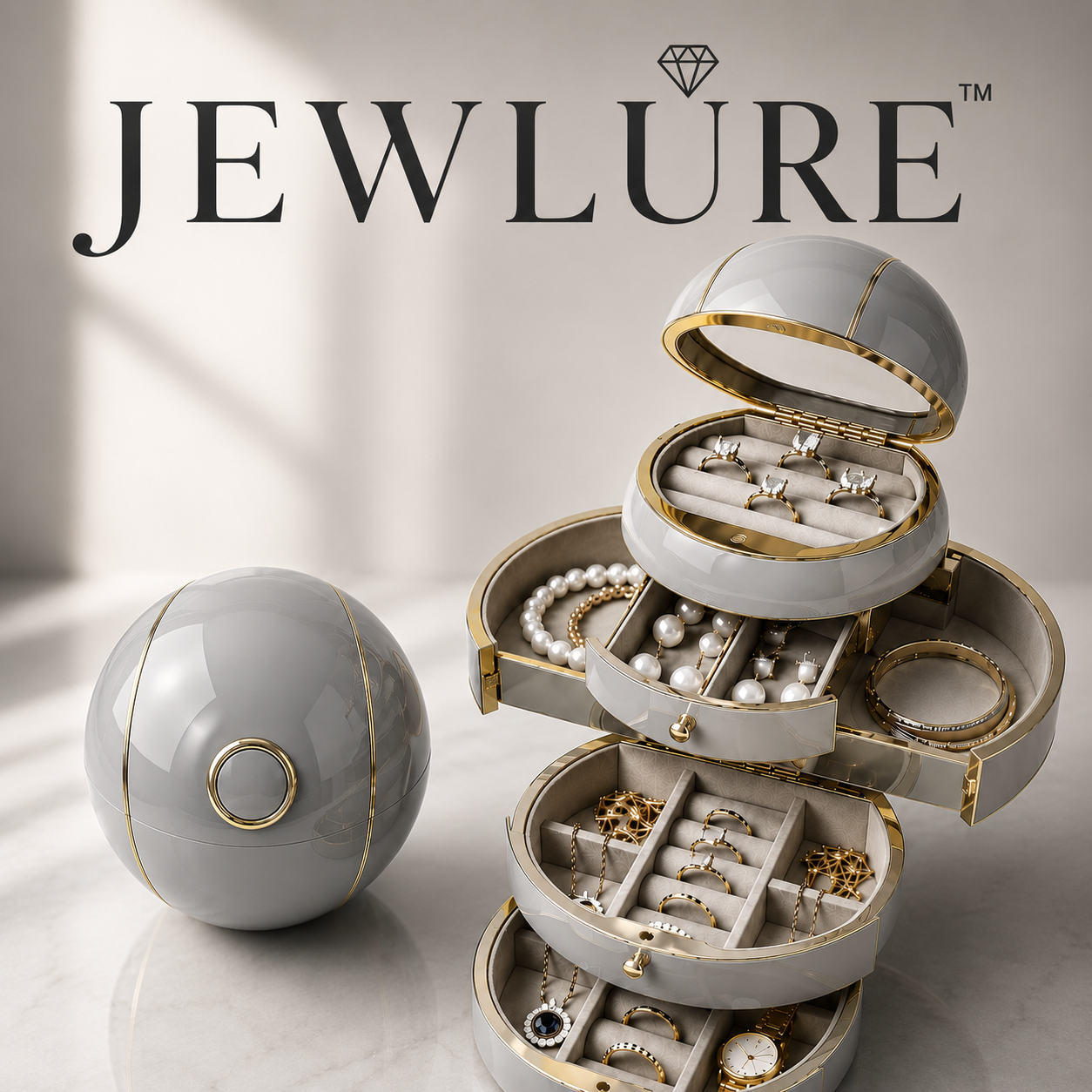 Jewlure™ Esfera mágica organizador de joyas