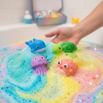 AquaSurprise Kids™ - bath bombs for kids with toys inside